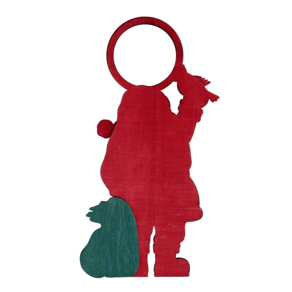 Fuoriporta Legno Buon Natale cm.16x30 |Vacchetti