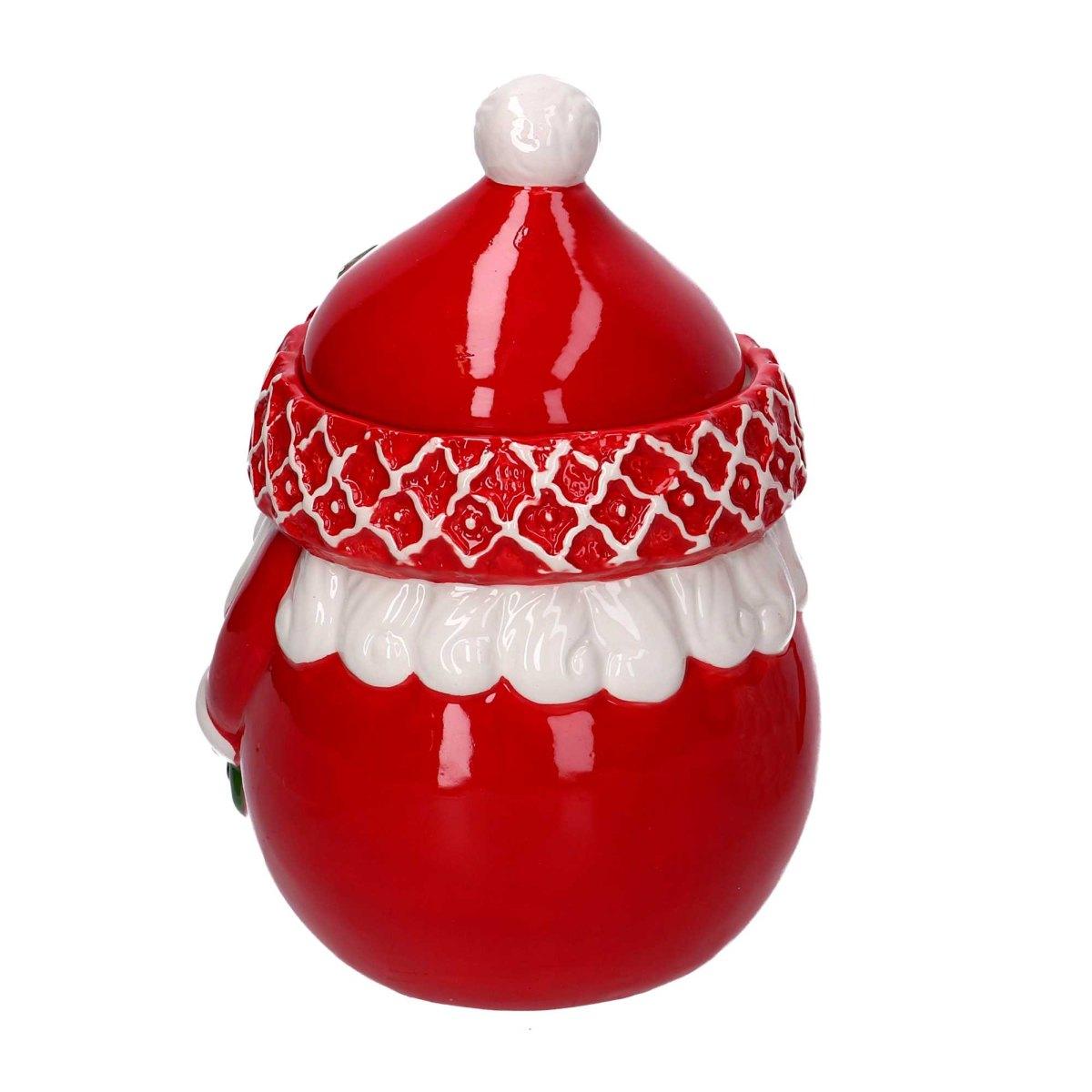 Barattolo Natale Ceramica con Babbo Natale cm.24 |Vacchetti