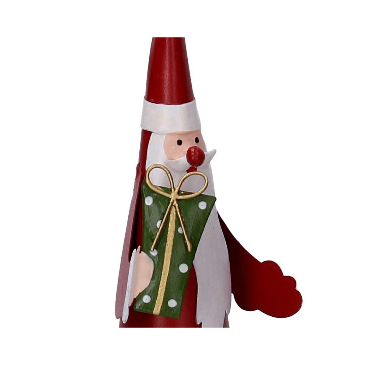 Babbo Natale cm.26,5 Metallo |Vacchetti