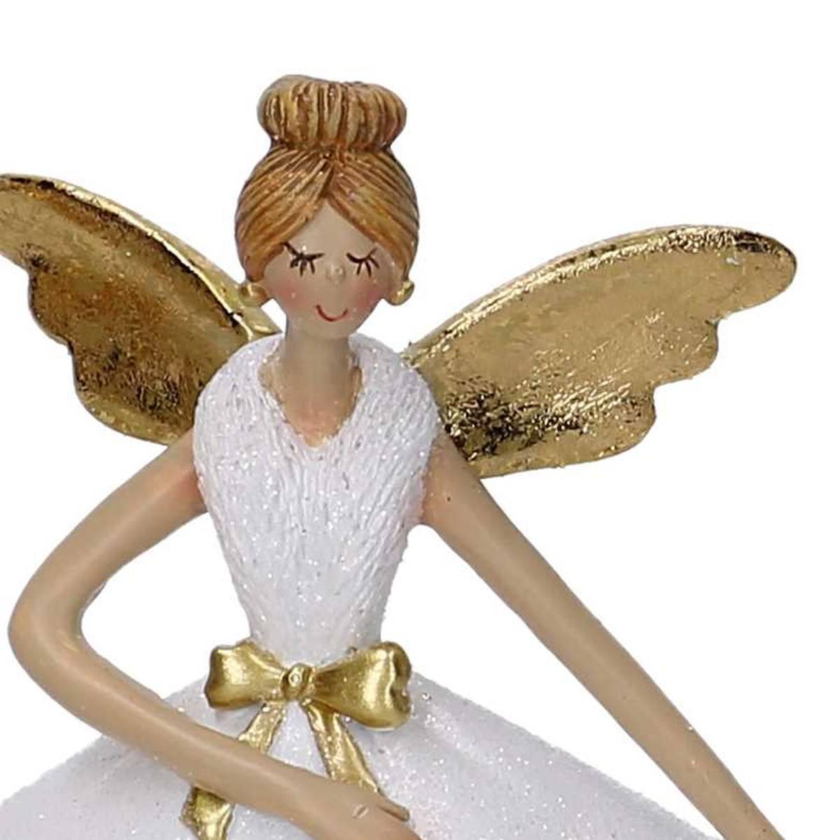 Angelo Resina Ballerina con Ali Oro cm.28