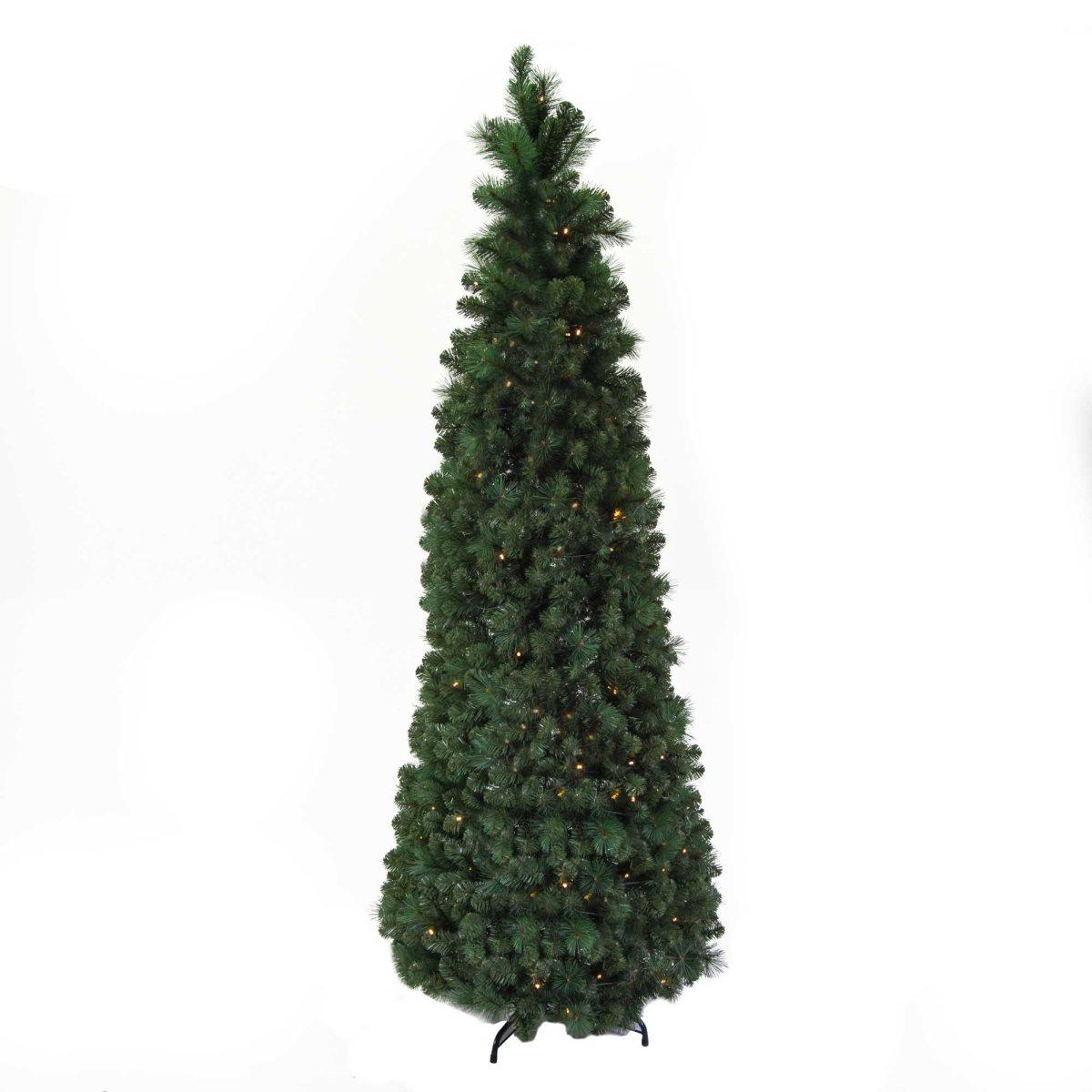 Albero Natale cm.210 Verde Pop-Up Pieghevole con LED 1013 Rami |Vacchetti