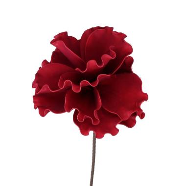 Fiore Peonia Rossa in PVC cm.73 | Vacchetti