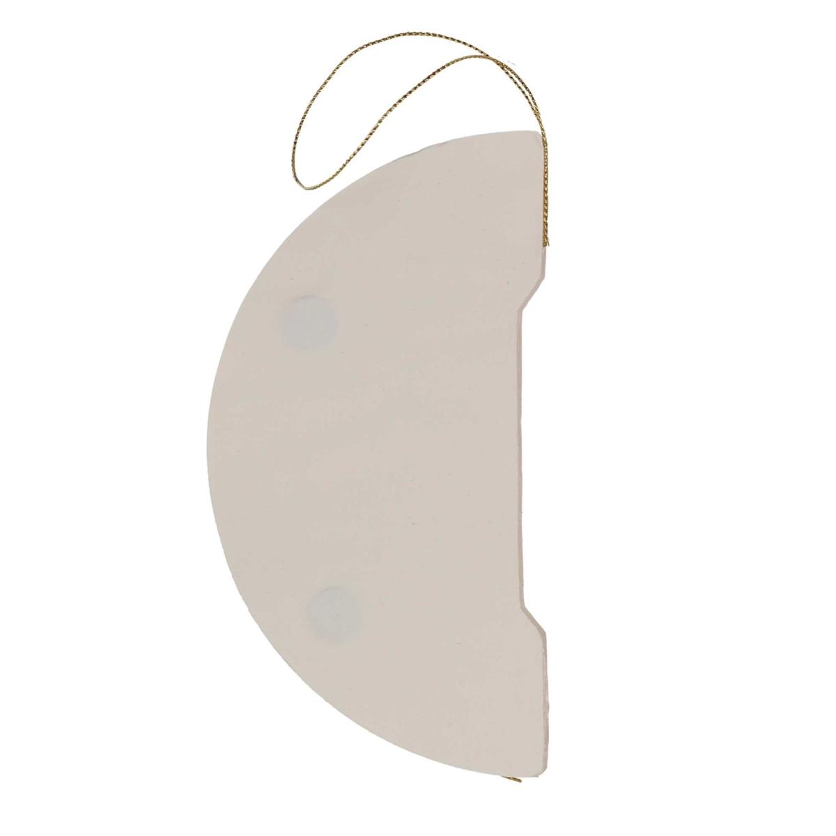 Pallina Natale Carta cm.ÃƒÂ˜10 Bianco Avorio Nido d'Ape |Vacchetti