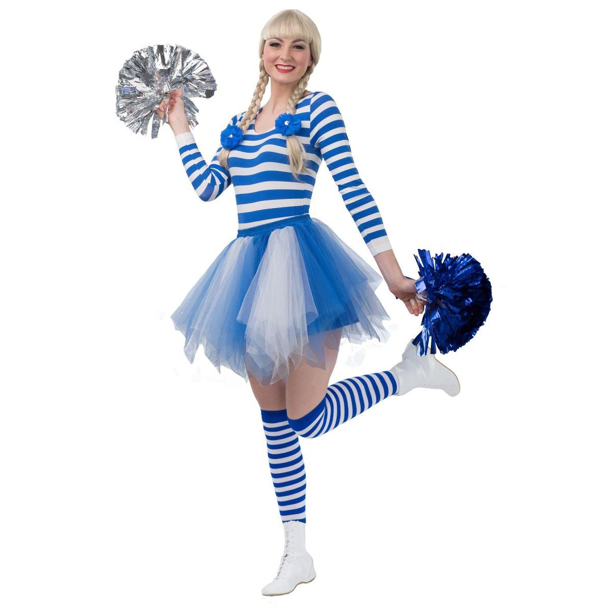 Gonna cm.40 Bianca Blu Tulle |Orlob