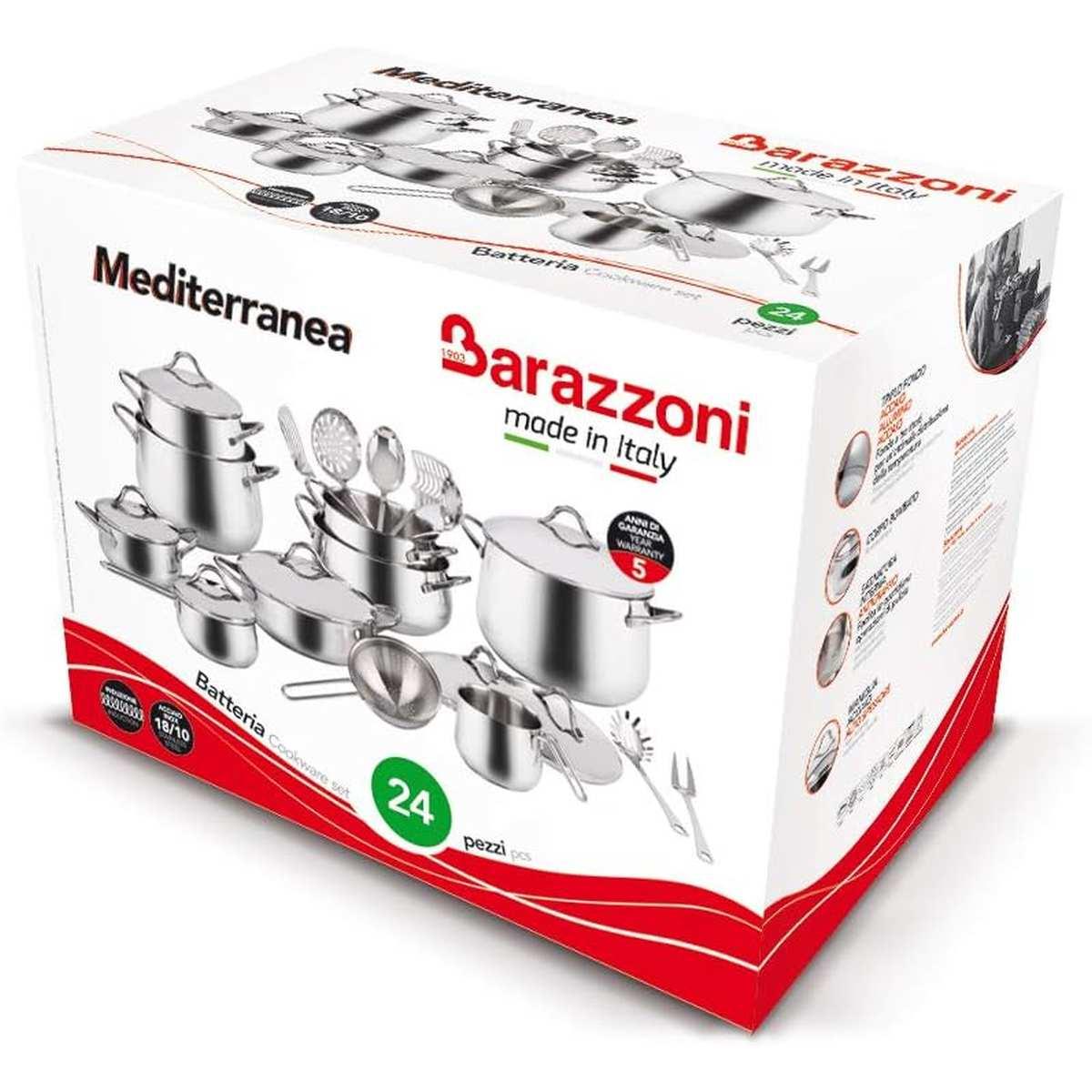 Batteria Pentole Barazzoni Mediterranea Set pz.24 | Barazzoni