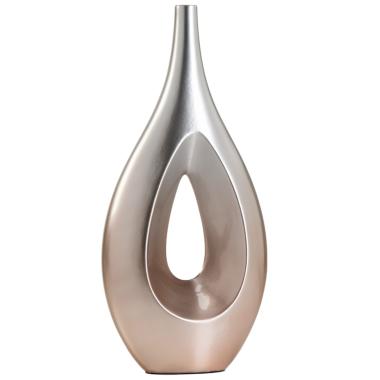 Vaso Ceramica Goccia Ombre d'Oro Alto cm.29x63 |Ambienti Glamour