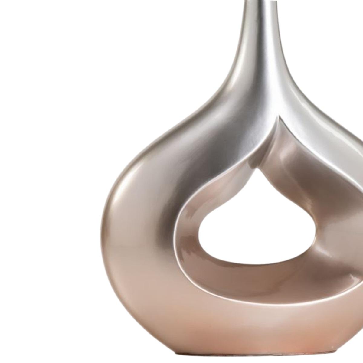 Vaso Ceramica Goccia Ombre d'Oro cm.36x40 |Ambienti Glamour