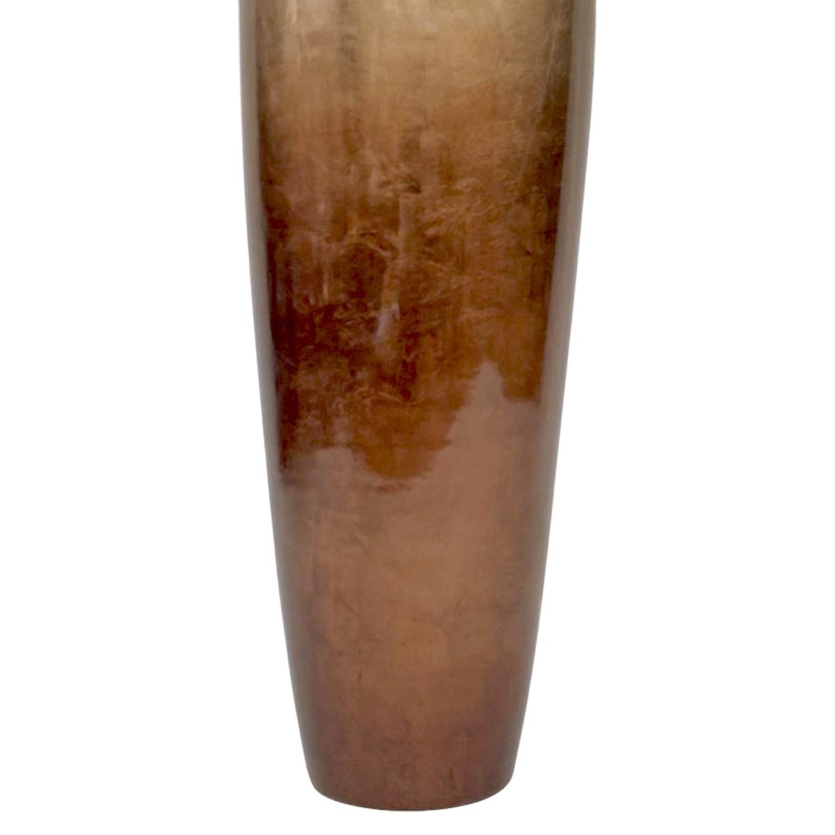 Vaso Ceramica Argento Bronzo cm.ÃƒÂ˜25x88 | Ambienti Glamour