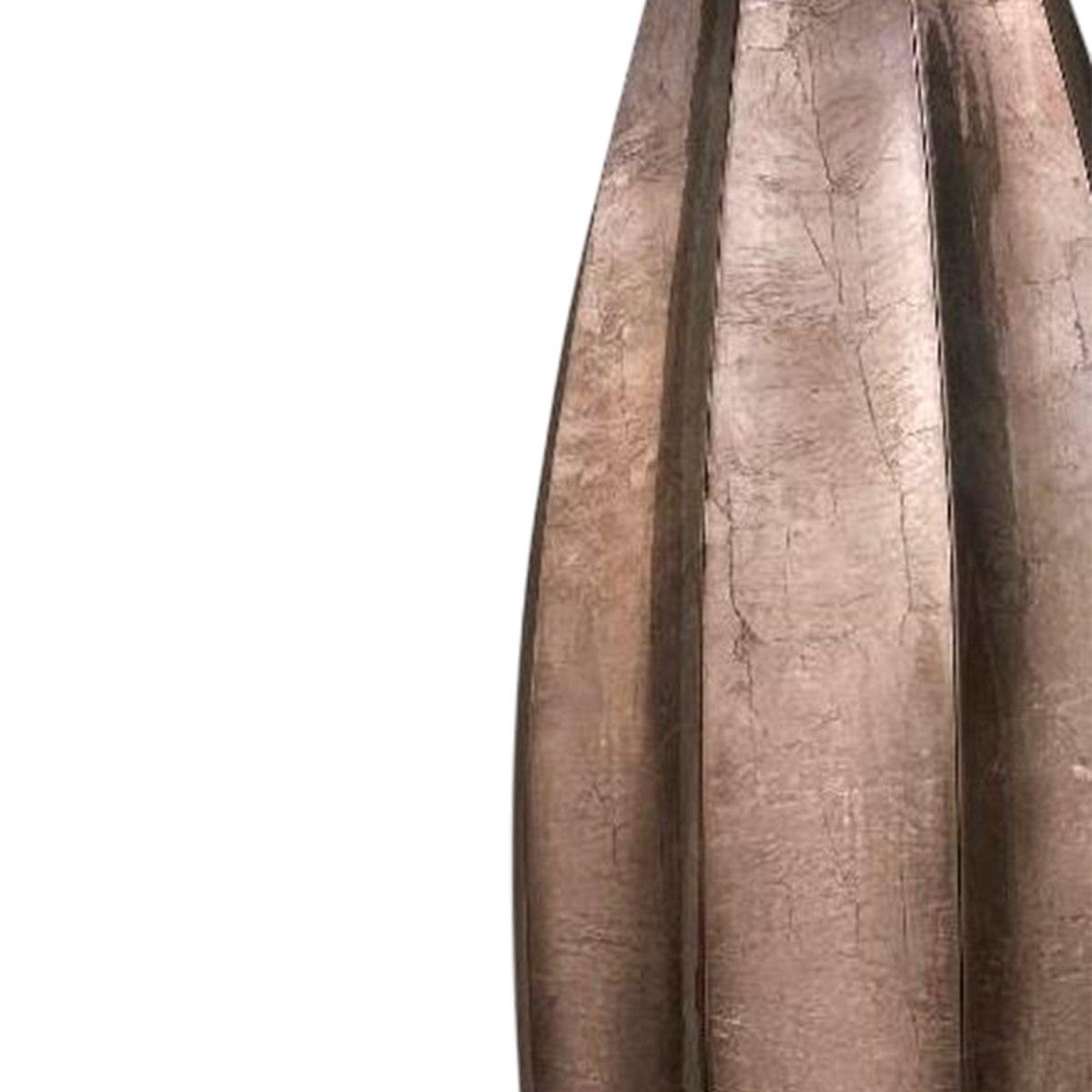 Vaso Ceramica Stella Marrone cm.22x62 | Ambienti Glamour