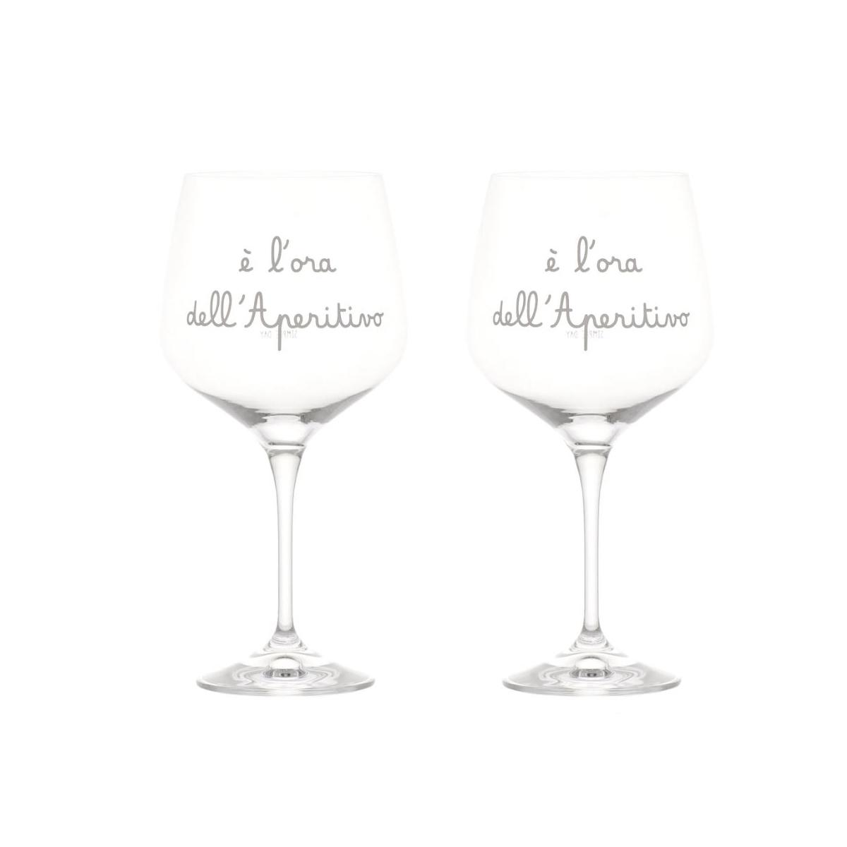 Bicchiere Vetro p2 Calice L'ora dell'Aperitivo Simple Day |Simple