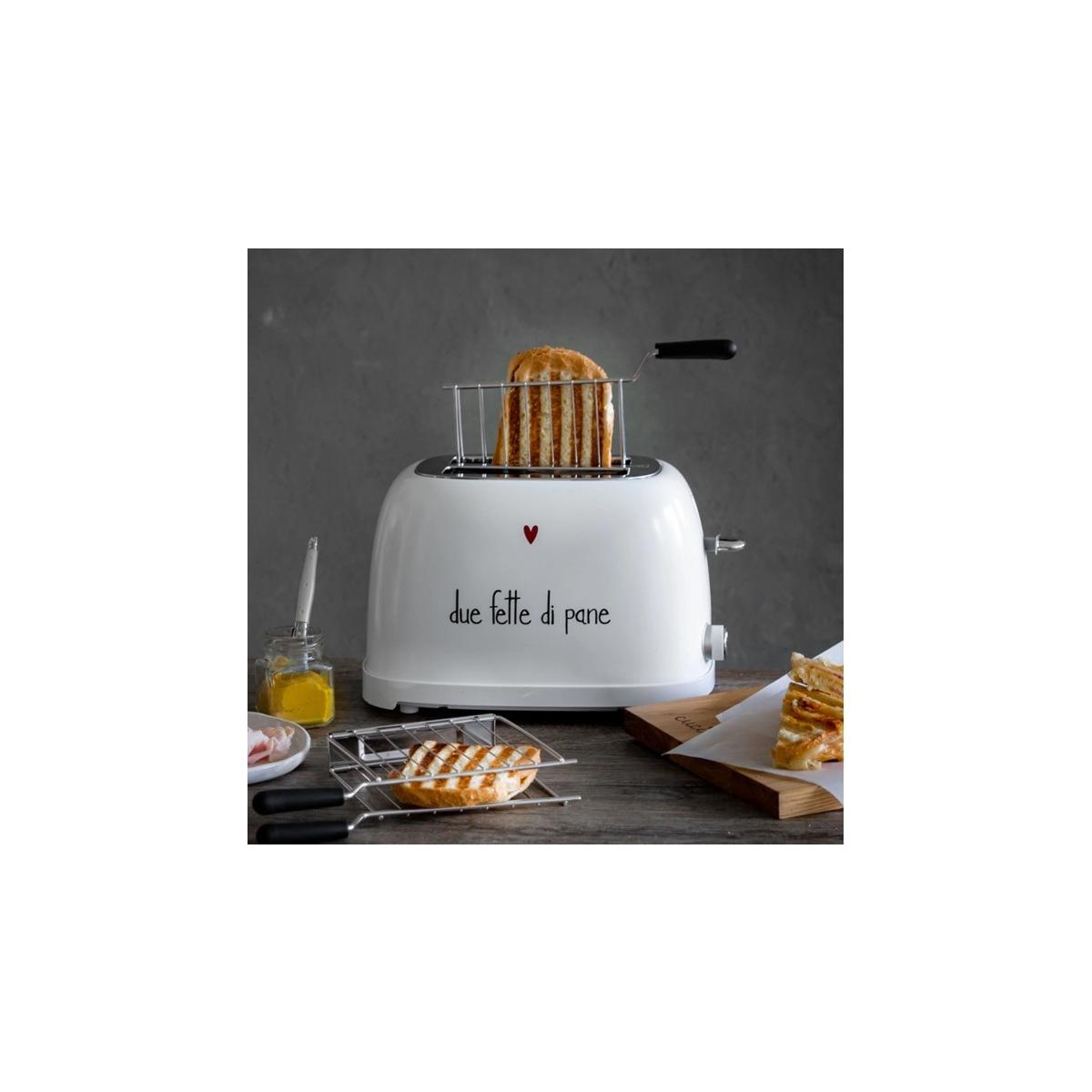 Tostapane Simply Day Bianco Due Fette di Pane | Simple