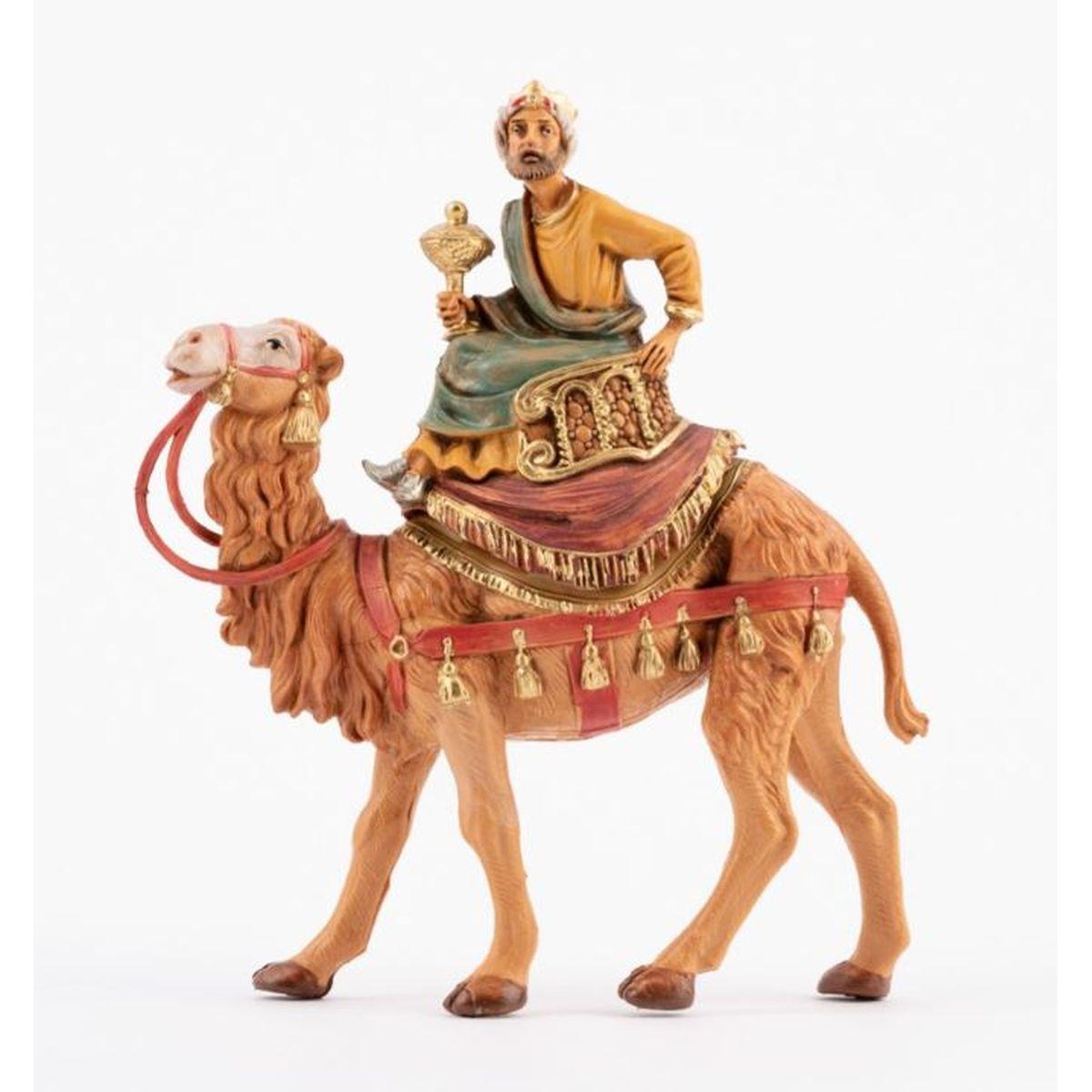Statua cm.10 Re Magi a Cammello pz.3 | Fontanini