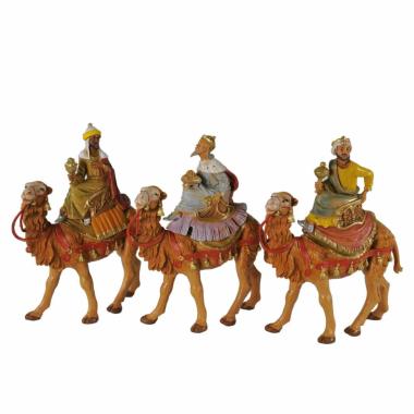 Statua presepe 10 cm re magi cammello modello a