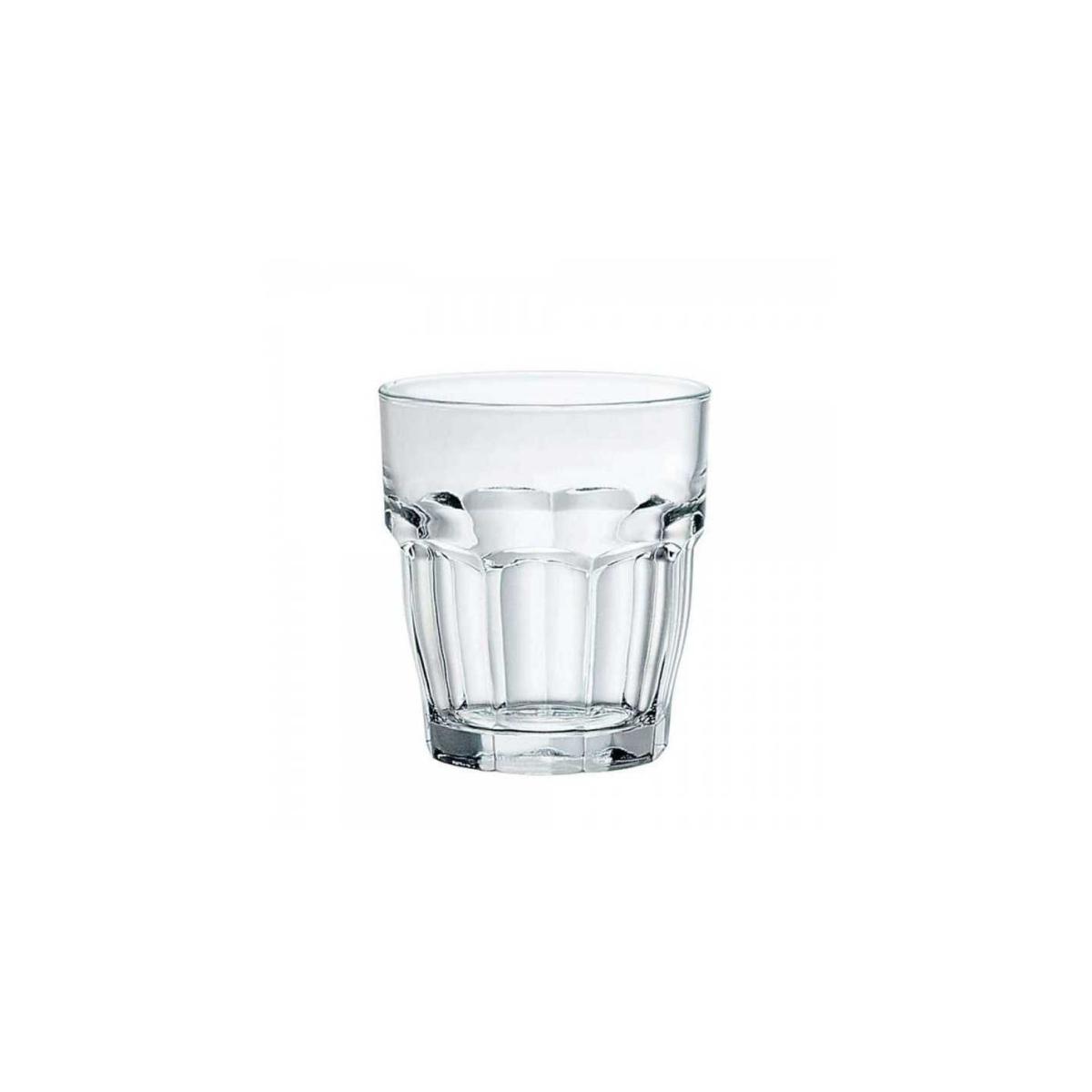 Bicchieri Vetro Set pz.4 Acqua Rock ml.270 | Bormioli