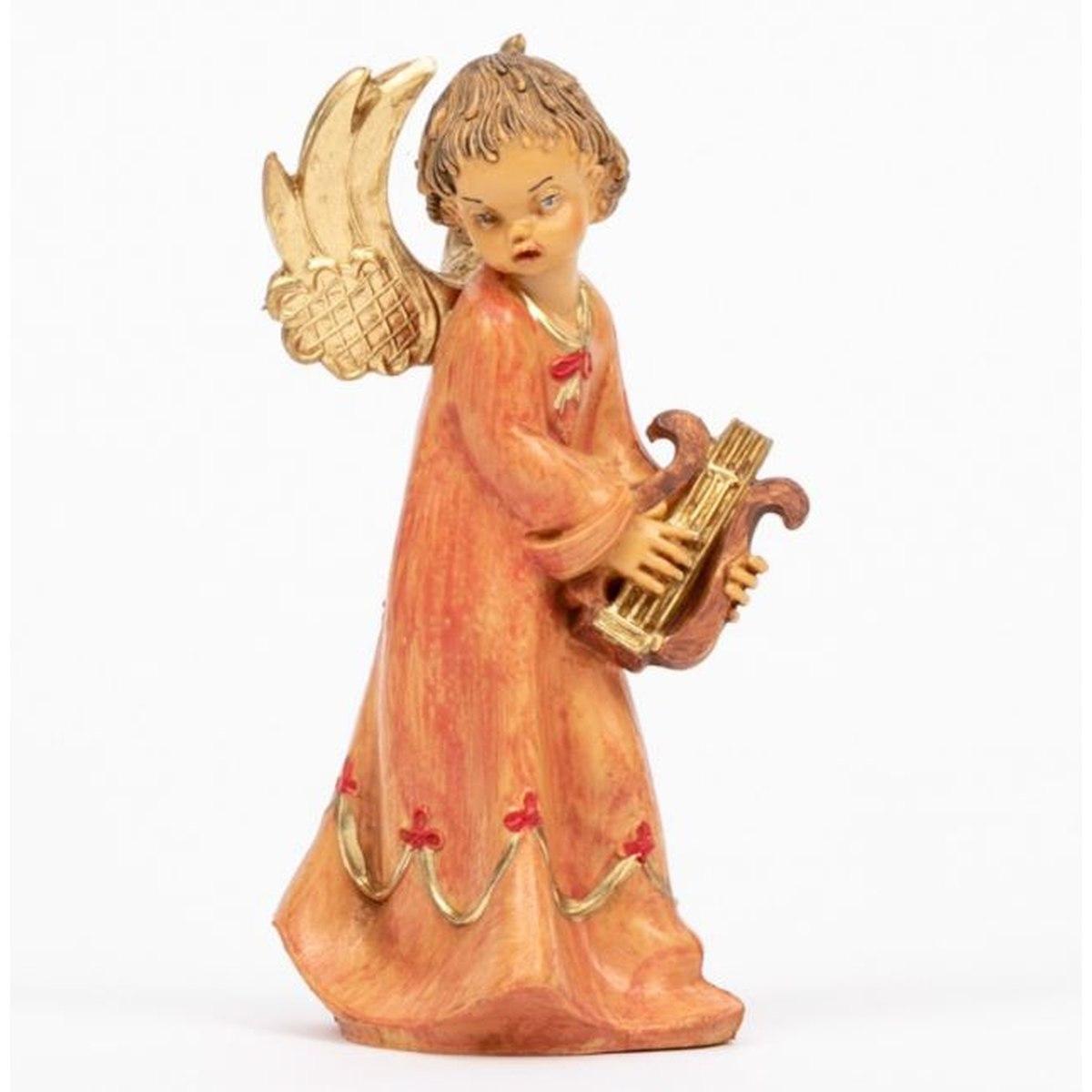 Statua cm.12 Angelo che Suona la Lira | Fontanini