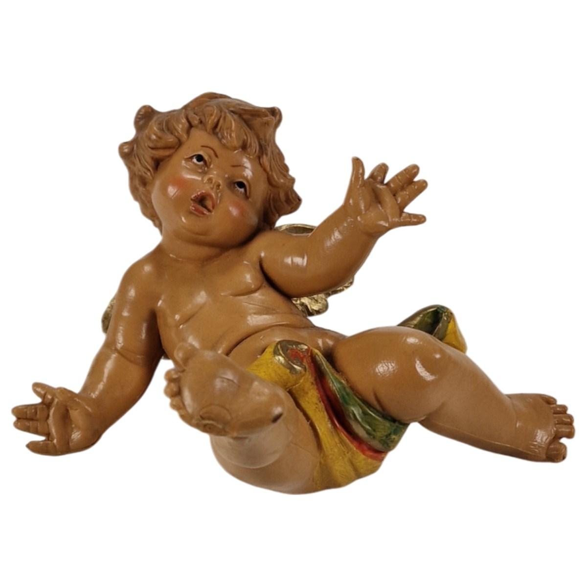 Statua angelo rotolante mod c Fontanini presepe 10 cm altezza 10 cm