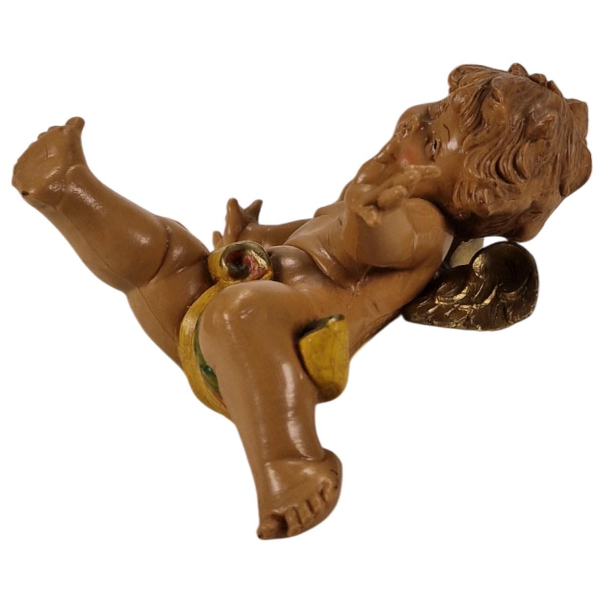 Statua angelo rotolante mod c Fontanini presepe 10 cm altezza 10 cm