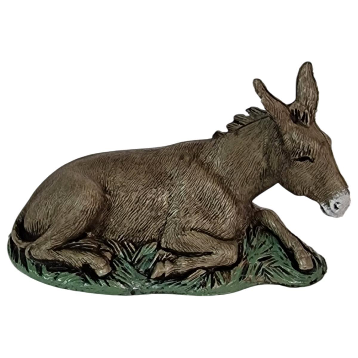 Animali cm.10 Asino Sdraiato | Moranduzzo