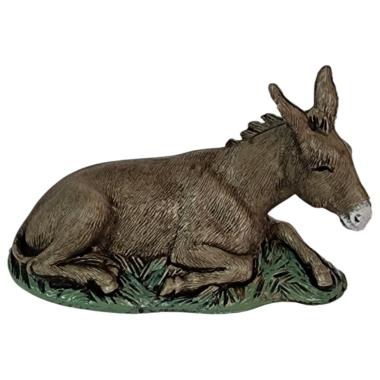 Animali cm.10 Asino Sdraiato | Moranduzzo