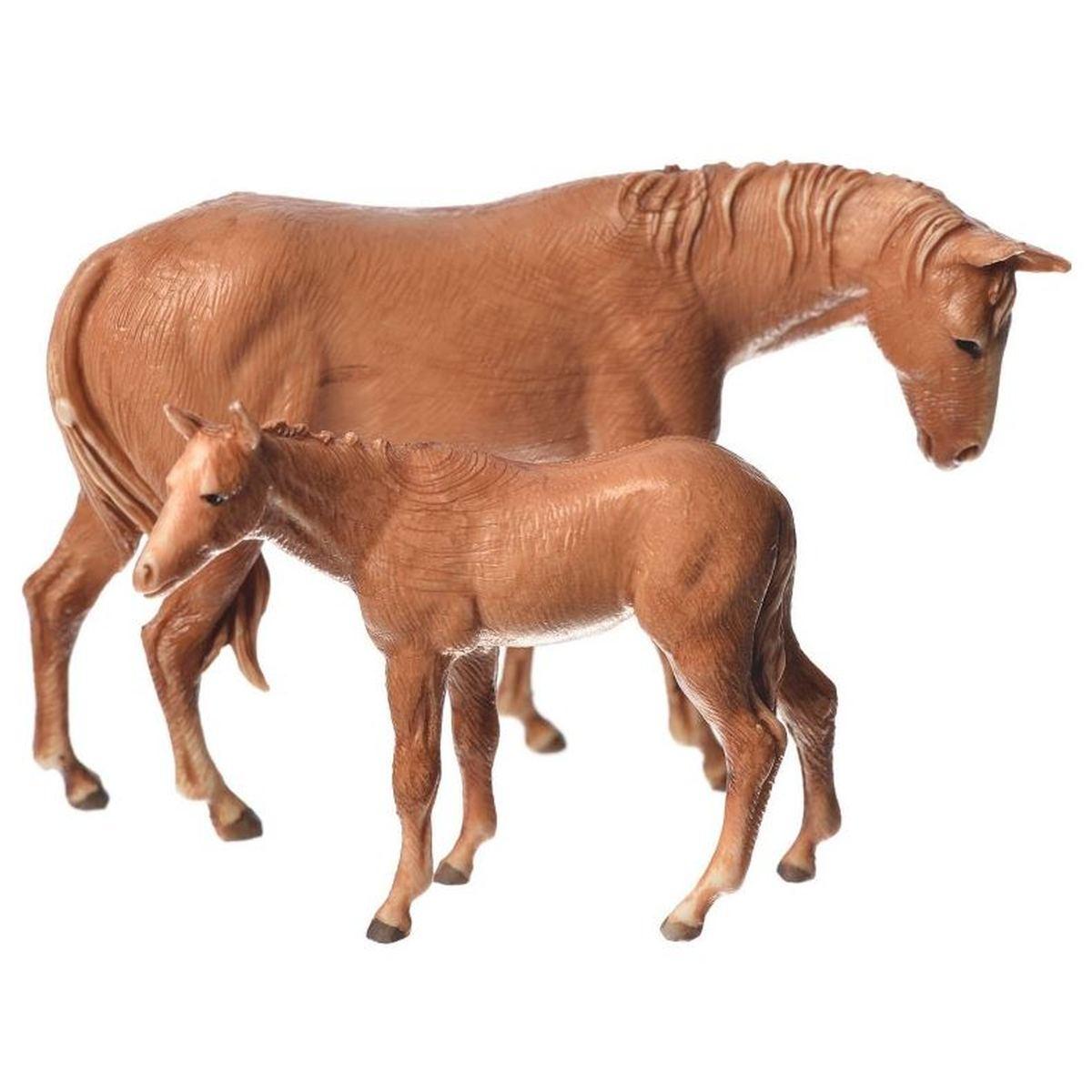 Animali Cavallo e Puledro Statue da cm.6 | Moranduzzo