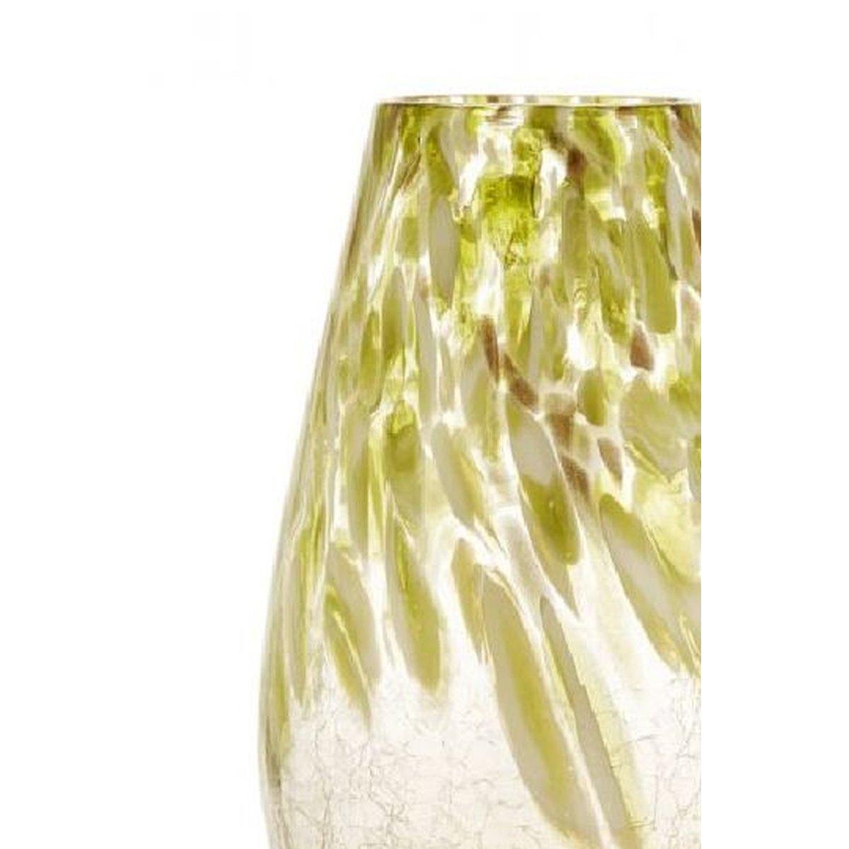 Vaso Vetro Topazio Verde cm.16,5x29,5 | Fade