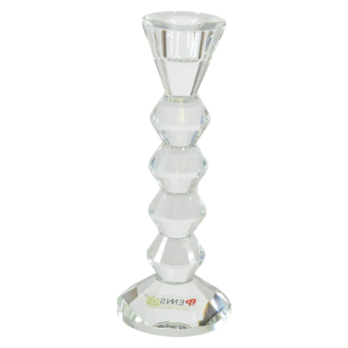 Candeliere con 1 Posto Candela Vetro Kea cm.8x22 |Fade