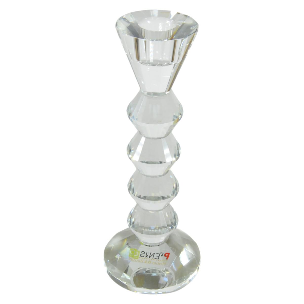 Candeliere con 1 Posto Candela Vetro Kea cm.8x22 |Fade