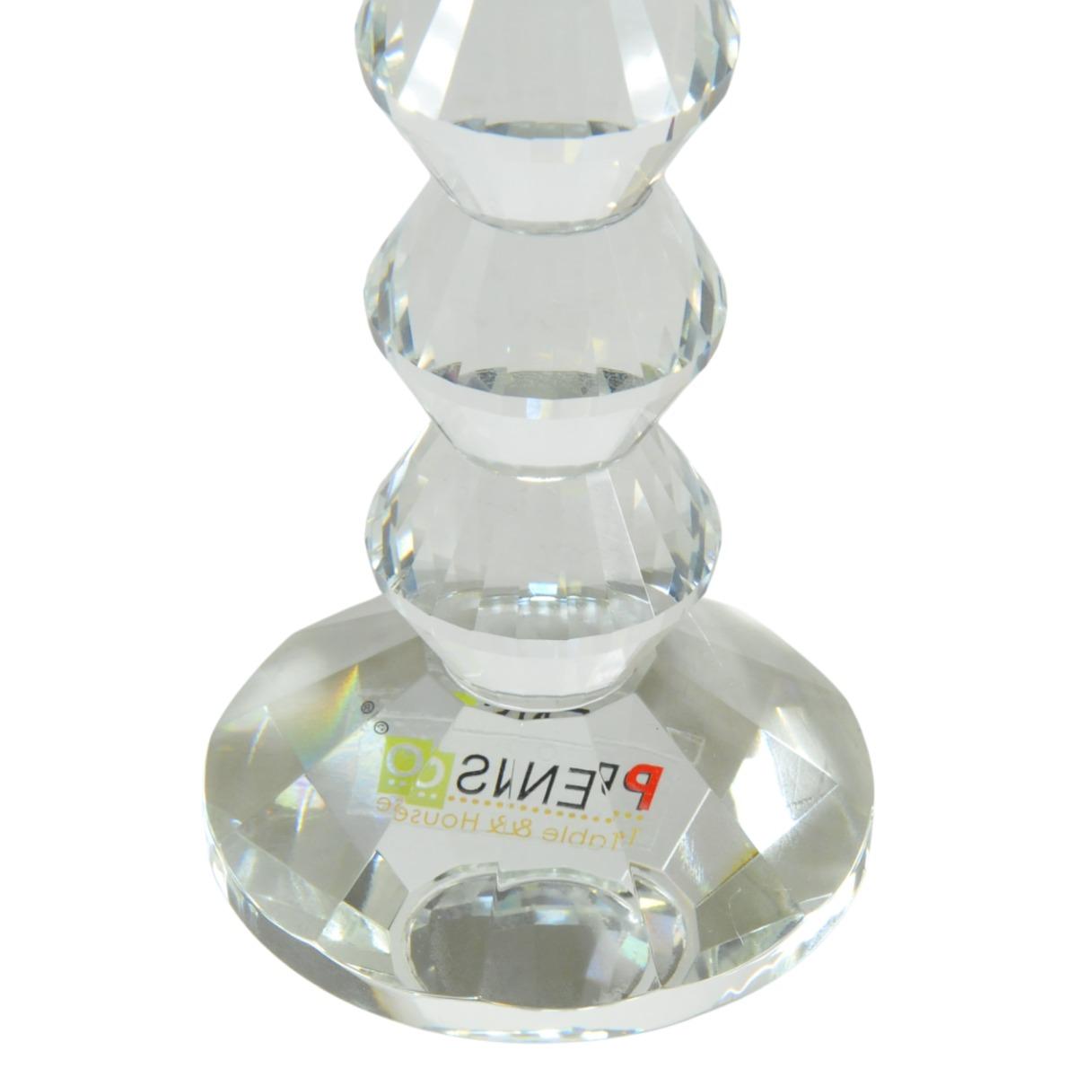 Candeliere con 1 Posto Candela Vetro Kea cm.8x22 |Fade