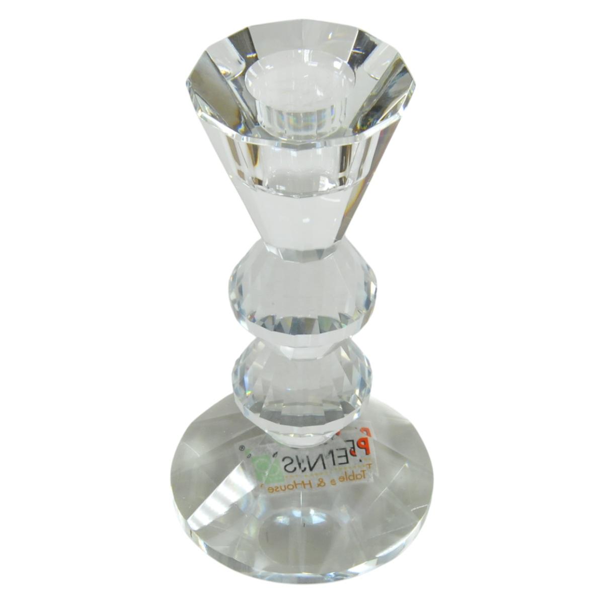 Candeliere con 1 Posto Candela Vetro Kea cm.8x15 |Fade