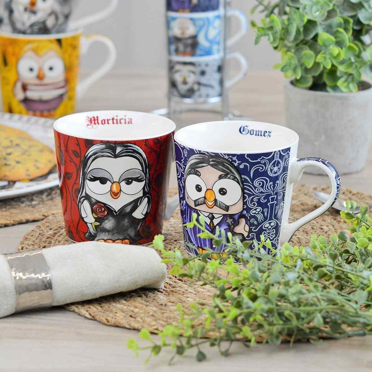 Tazza pz.1 Colazione Mug Porcellana Gomez Addams ml.430 | Egan