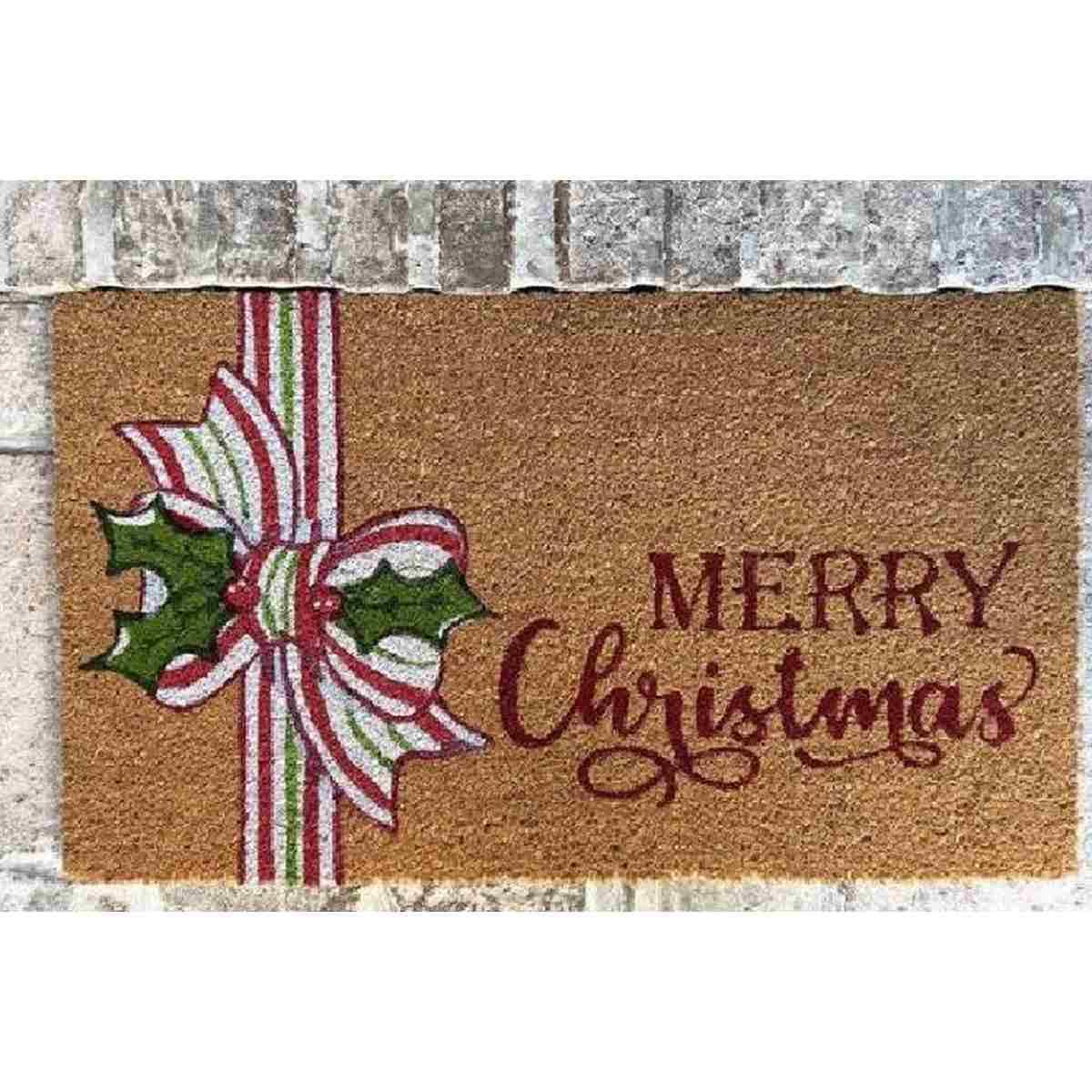 Zerbino cm.40x70 Cocco Natale Sagomato Scritta | M2 Store