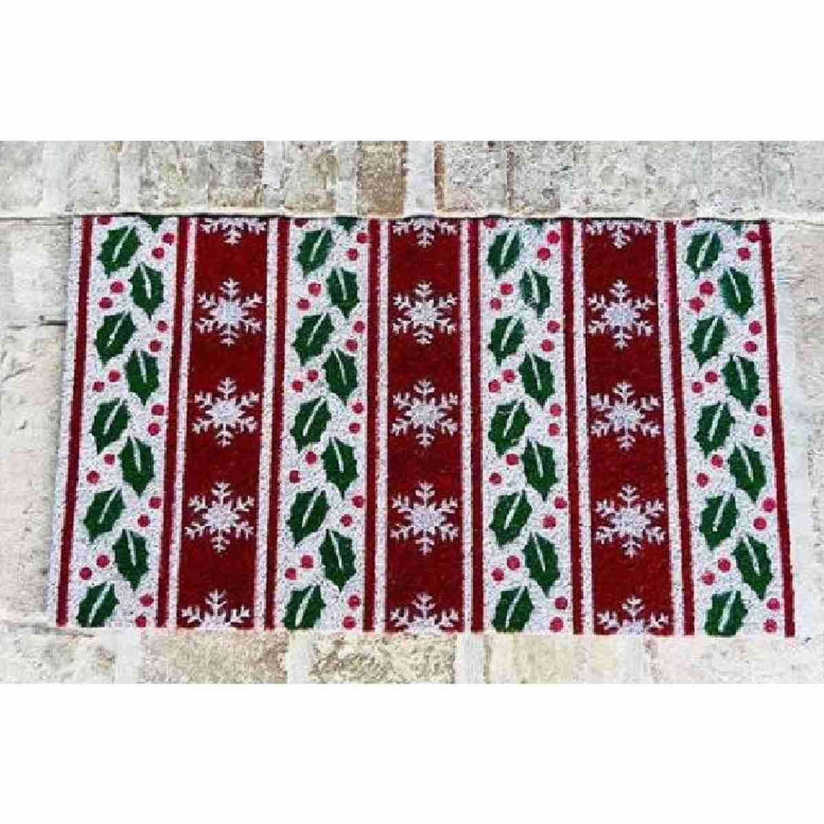 Zerbino cm.40x70 Cocco Natale Sagomato Agrifogli | M2 Store