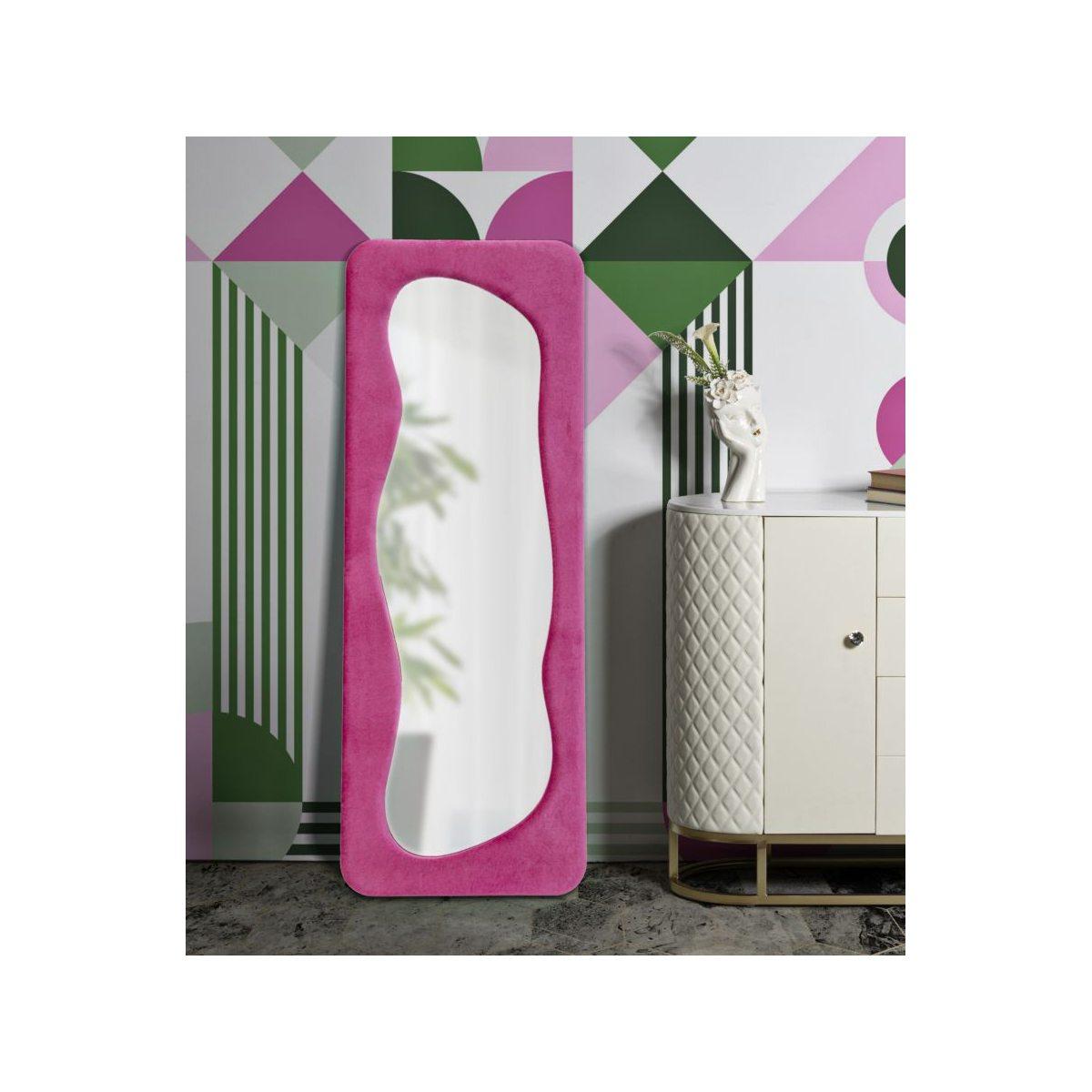 Specchio Da Muro Theodor Fuxia cm.60x4x160 |Mauro Ferretti