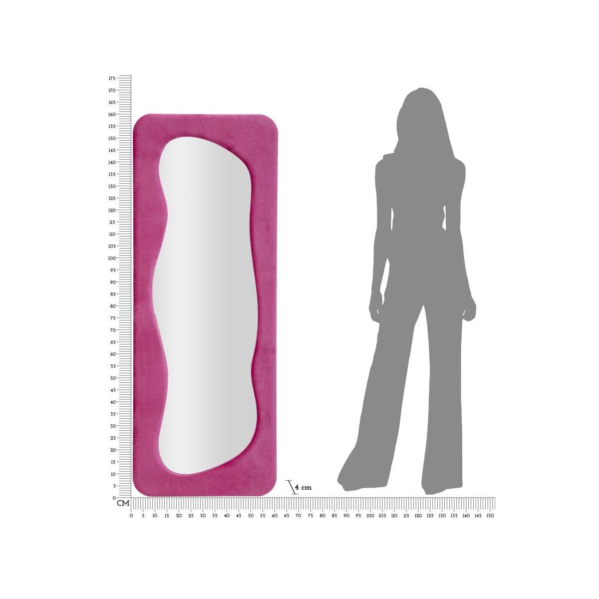 Specchio Da Muro Theodor Fuxia cm.60x4x160 |Mauro Ferretti