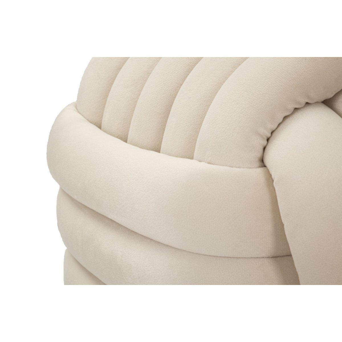 Pouf Softy Crema cm.45x45x45 |Mauro Ferretti