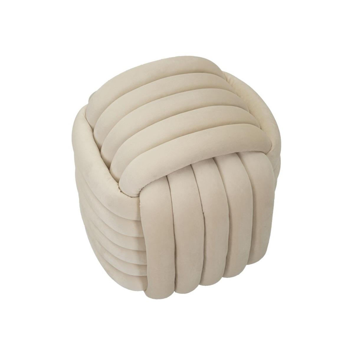 Pouf Softy Crema cm.45x45x45 |Mauro Ferretti