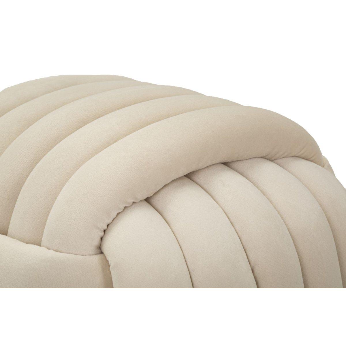 Pouf Softy Crema cm.45x45x45 |Mauro Ferretti