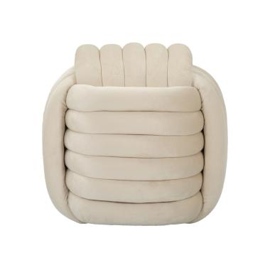 Pouf Softy Crema cm.45x45x45 |Mauro Ferretti