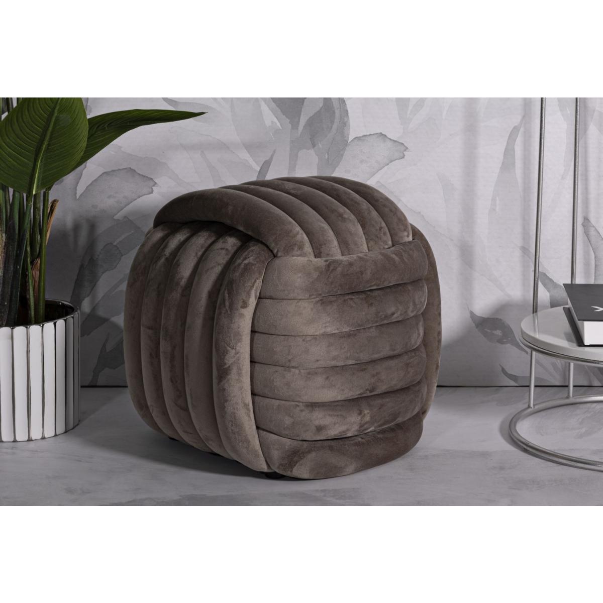 Pouf Softy Grigio cm.45x45x45 |Mauro Ferretti