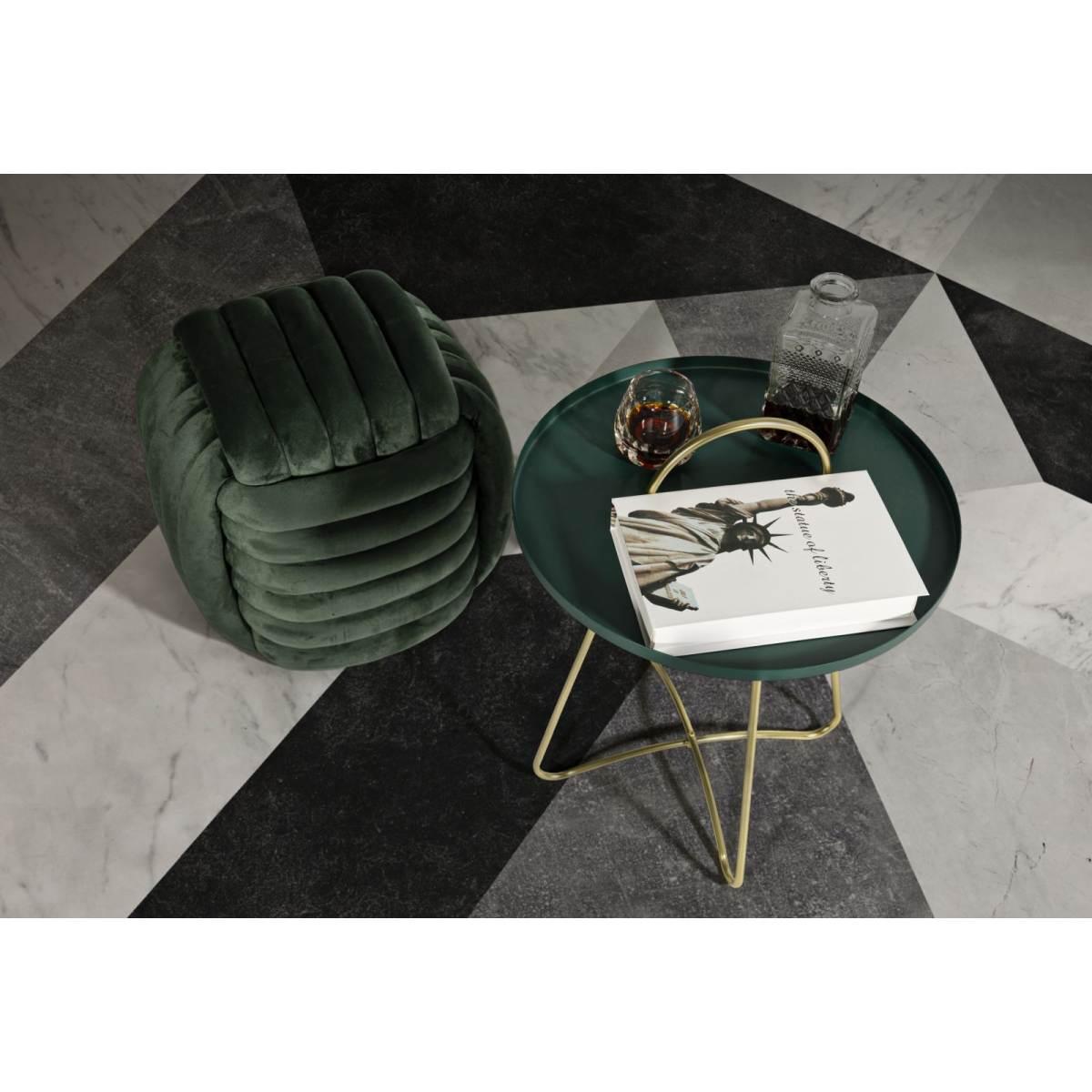 Pouf Softy Verde cm.45x45x45 |Mauro Ferretti