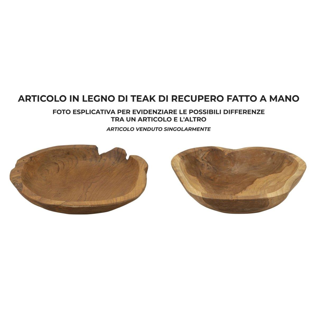 Svuota Tasche Tipisan Teak Massello cm.43x38x7 |Mauro Ferretti