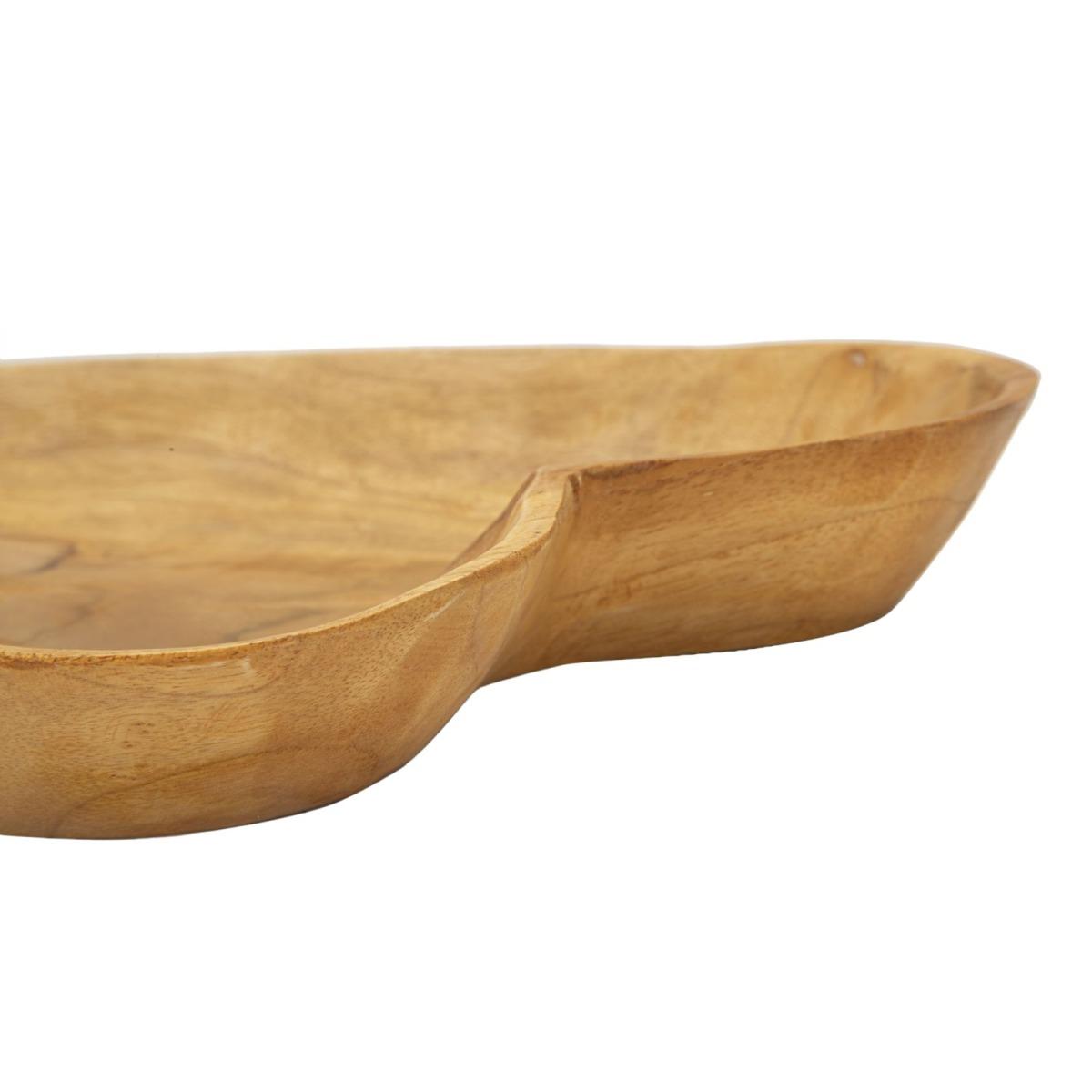 Svuota Tasche Kiha Cuore Teak Massello cm.27x29x4 |Mauro Ferretti