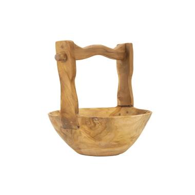 Svuota Tasche Narro Timbo Riciclato Massello cm.32x25x27 |Mauro Ferretti