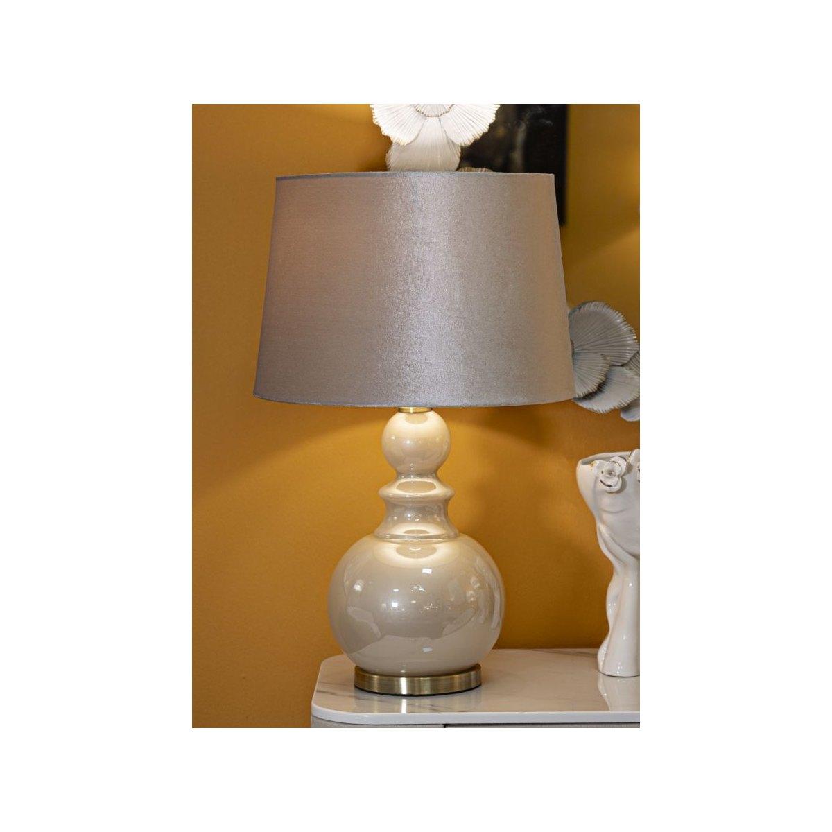 Lampada Da Tavolo Perly Tower cm.Ø38x61 |Mauro Ferretti