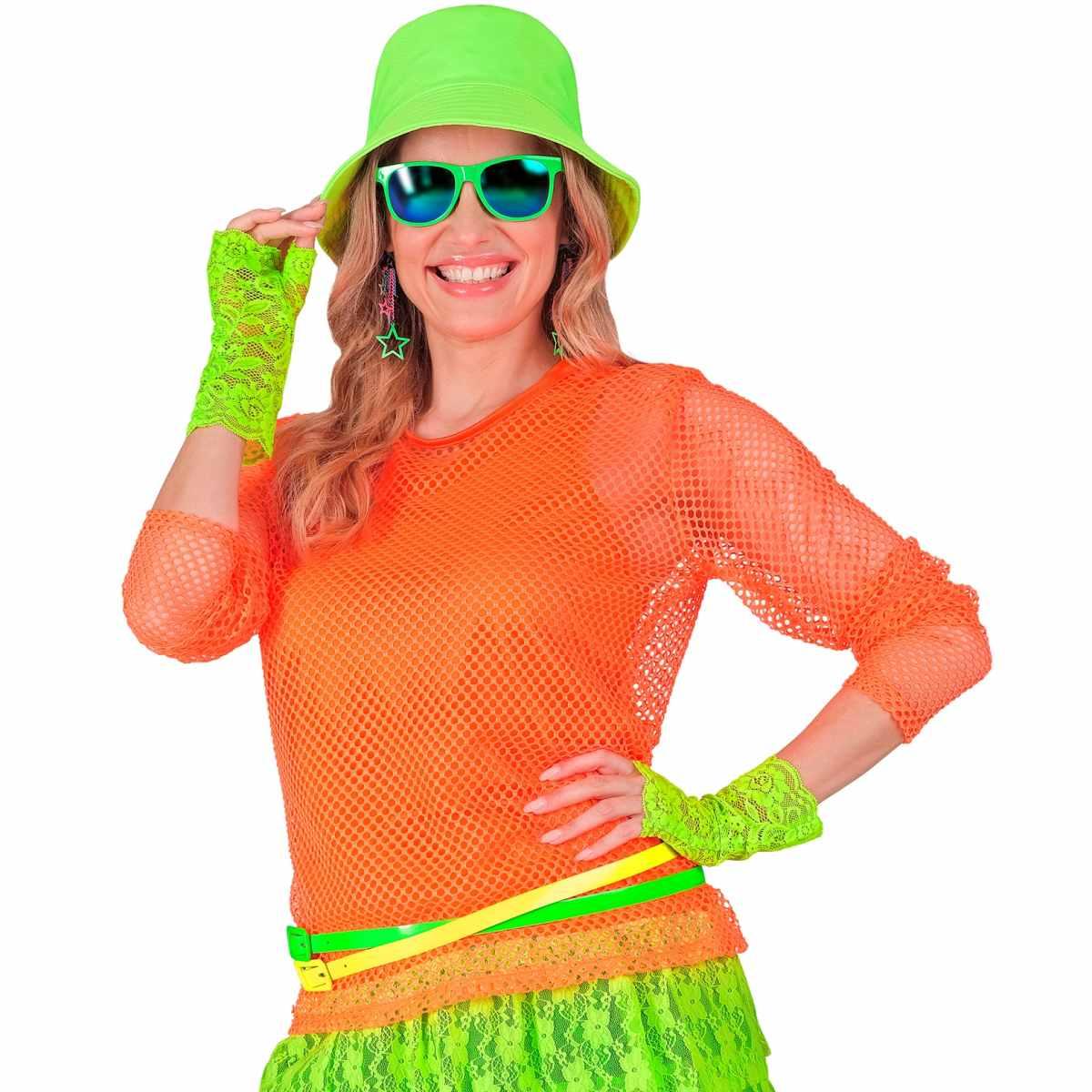 Maglia Rete Arancione Fluo |Widmann