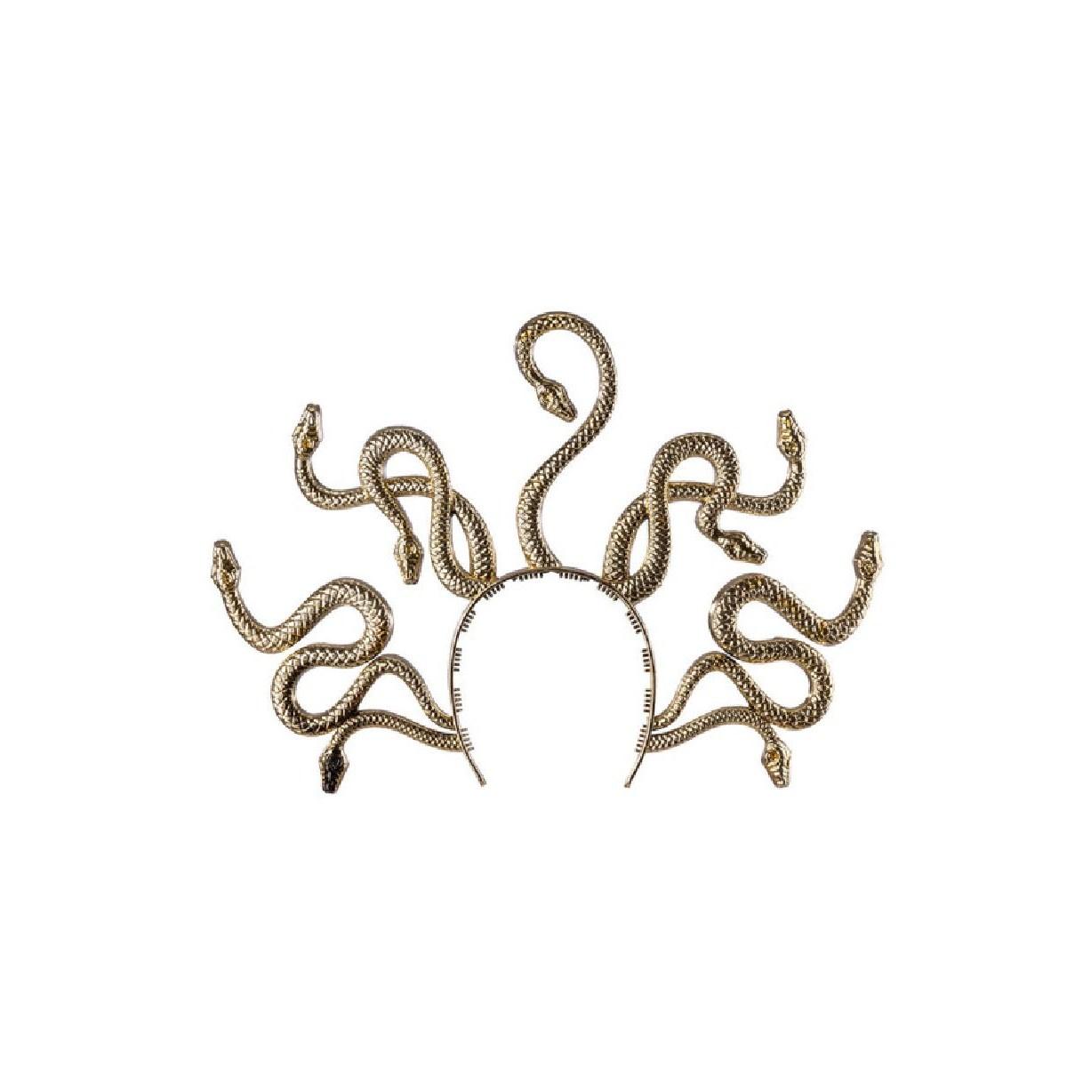 Cerchietto Medusa PVC Oro |Carnival Toys