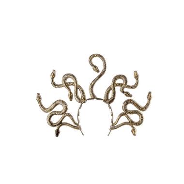 Cerchietto Medusa PVC Oro |Carnival Toys