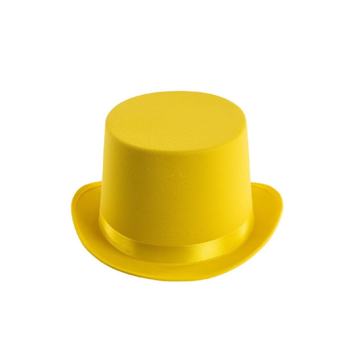 Cappello Cilindro Giallo Feltro |Carnival Toys