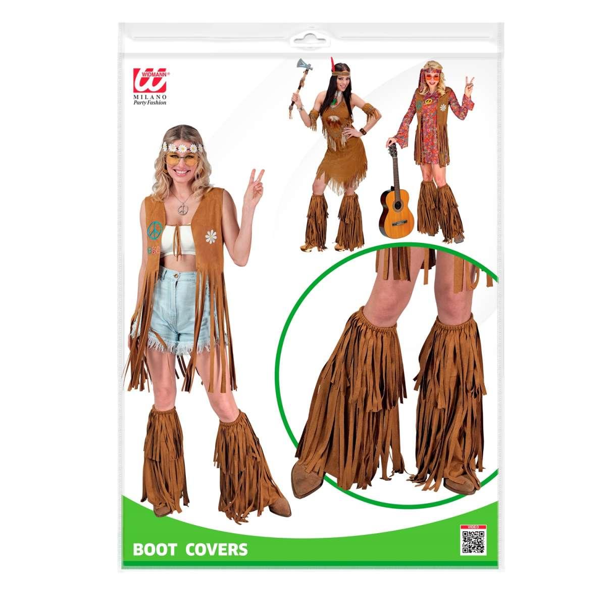 Copri Stivali Sfrangiati Marroni |Widmann