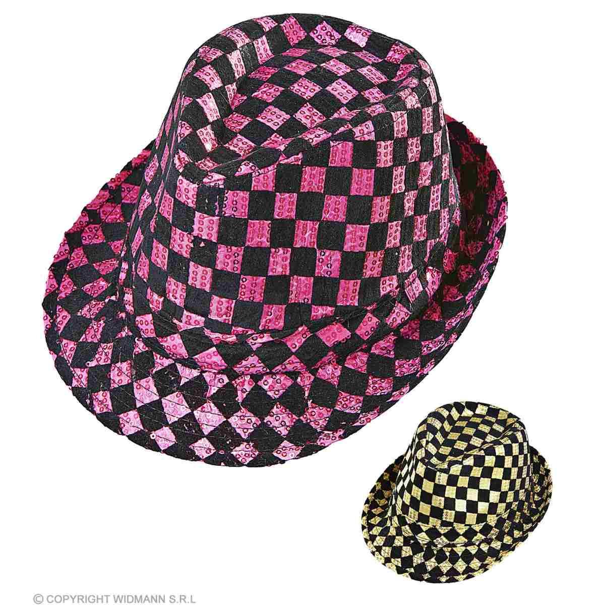 Cappello Borsalino Scacchi con Paillettes |Widmann